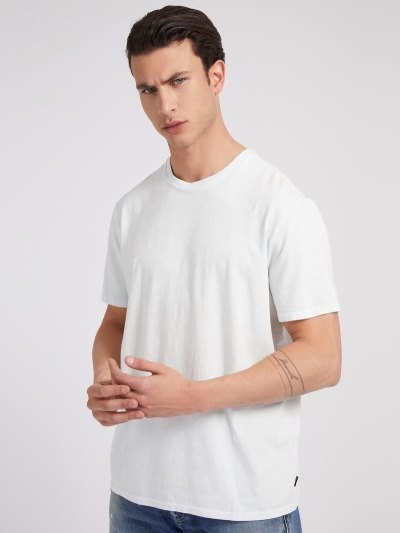 Guess Crew Neck Tricko Panske Modre | SK-293201