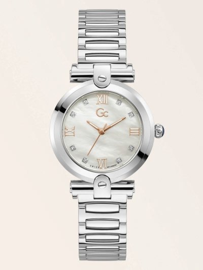 Guess GC Steel Analogue Hodinky Damske Ruzove Zlate | SK-470753