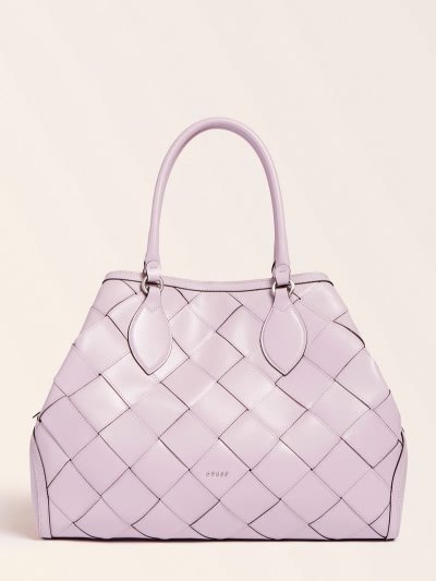 Guess Giorgia Large Luxe Real Kozene Kabelky Damske Lilac | SK-686699