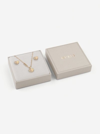 Guess "Lovely Guess" Necklace And Set Sets Damske Zlate | SK-475318