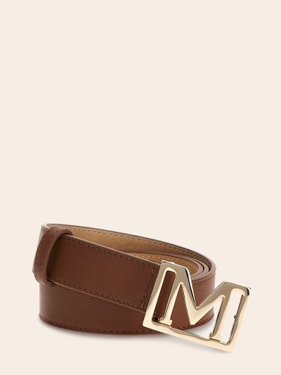 Guess Marciano Genuine Kozene Belt Opasky Damske Hnede | SK-788115