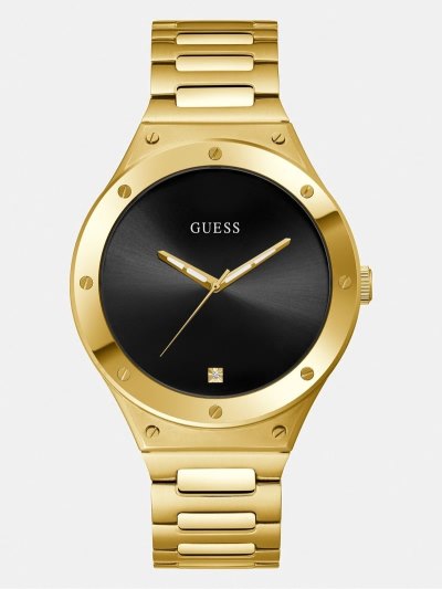 Guess Stainless Steel Analogue Hodinky Panske Strieborne | SK-284182