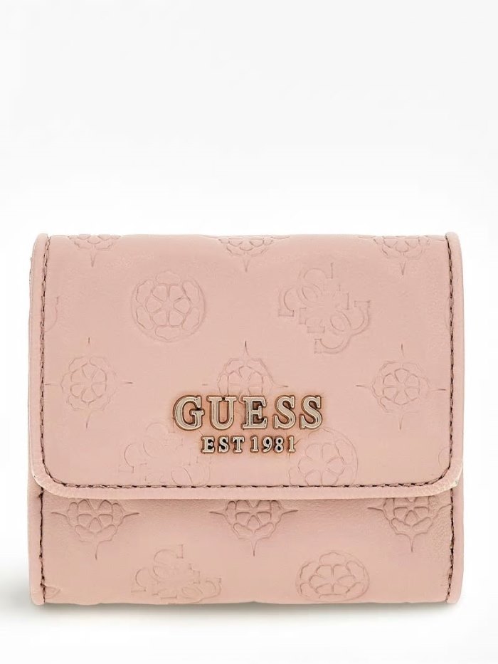 Guess Abey Debossed-logo Mini Penazenky Damske Ruzove | SK-104762