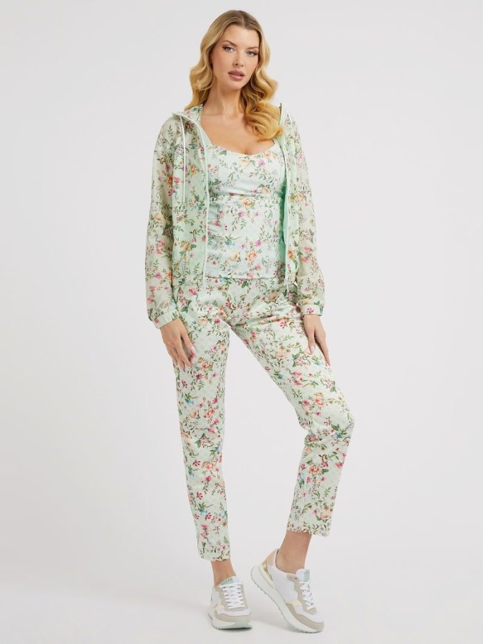 Guess Floral Print Vetrovka Damske Viacfarebný | SK-207127