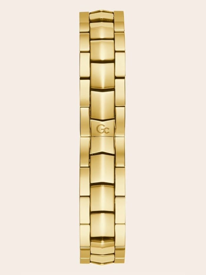 Guess GC Quartz Analogue Hodinky Damske Žlté Zlate | SK-122284