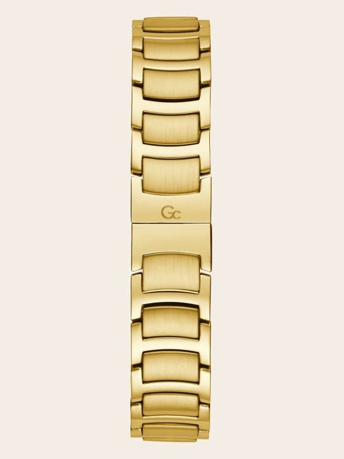 Guess GC Quartz Analogue Hodinky Damske Žlté Zlate | SK-279249