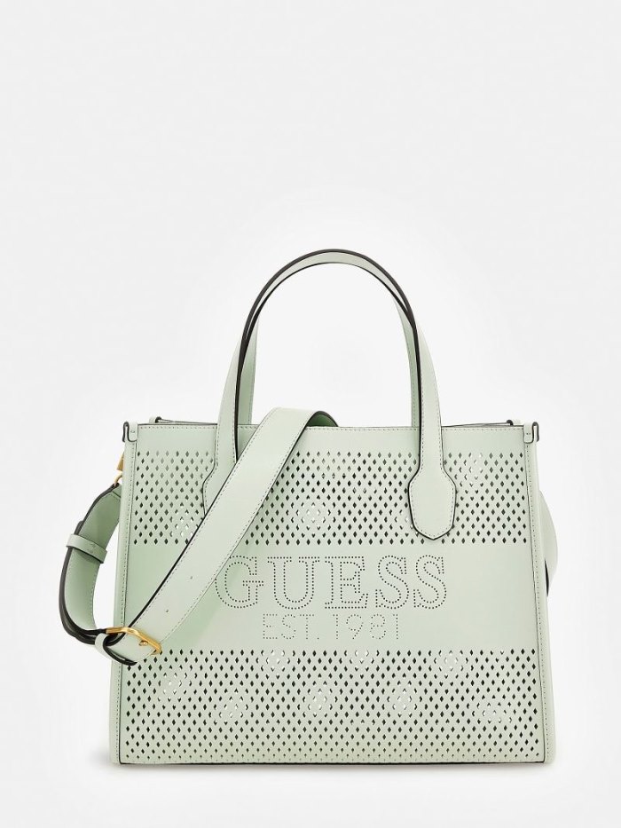 Guess Katey Perforated Kabelky Damske Aquamarine | SK-383233