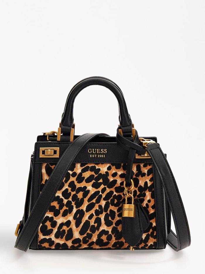 Guess Katey Real Kozene Mini Kabelky Damske Animalier | SK-427311