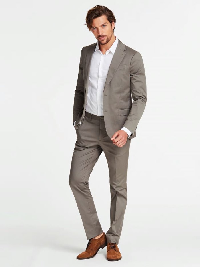 Guess Nohavice Marciano Slim Fit Nohavice Panske Siva | SK-799401