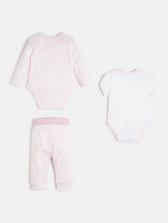 Guess Pack 2 Body And Pant Sets Detske Ruzove | SK-679497