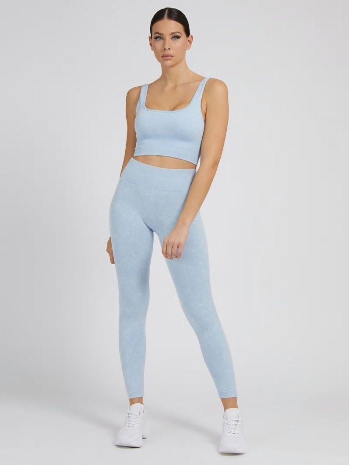 Guess Svetrove Saty Seamless Leginy Damske Svetlo Modre | SK-244601