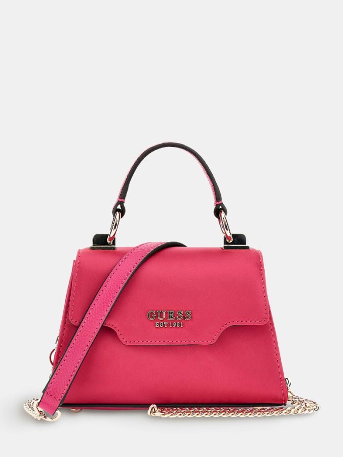 Guess Velina Satin Mini Kabelky Damske Ruzove | SK-282790